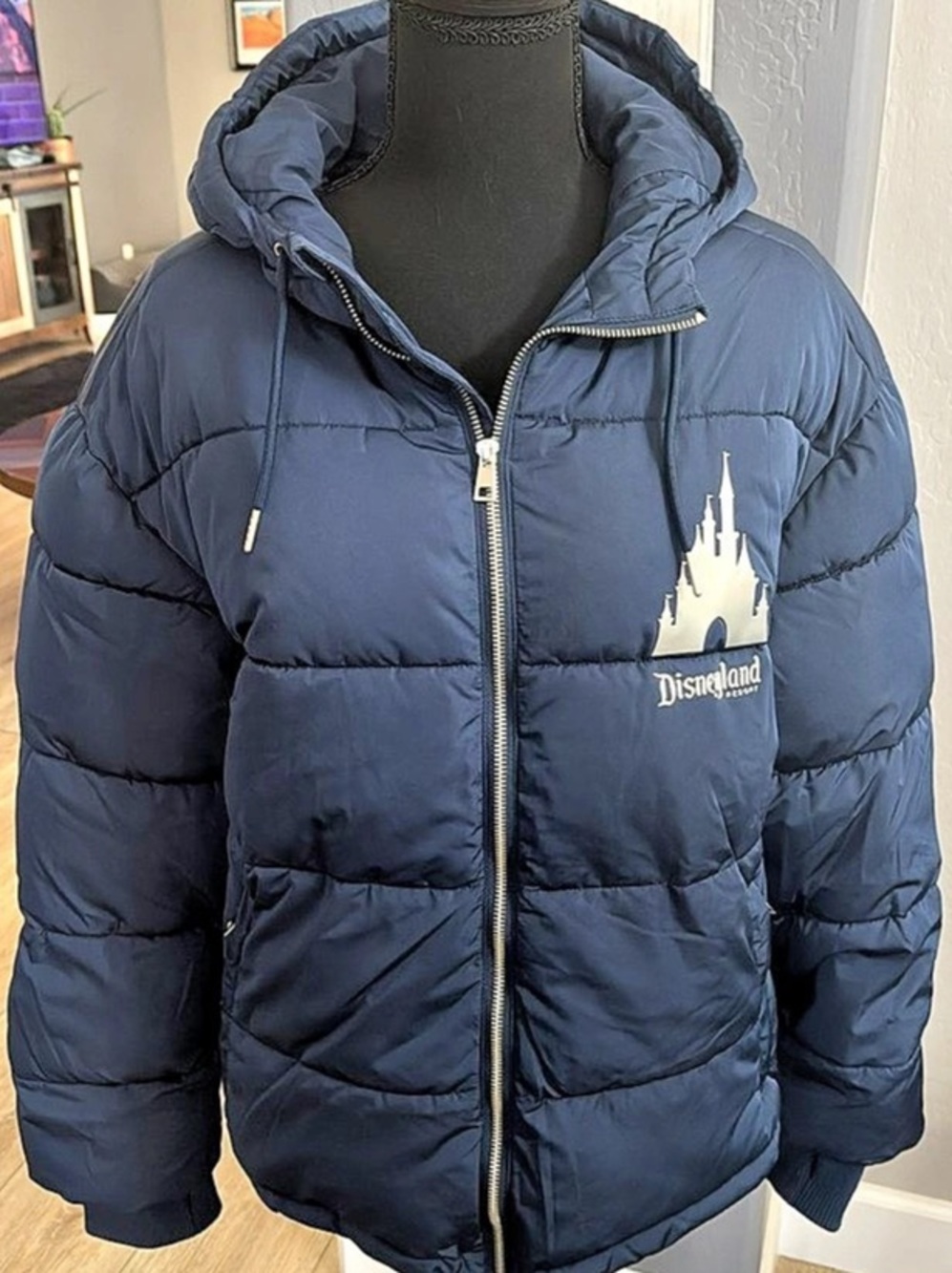 Disney Disneyland Resort Puffer Jacket in Blue
